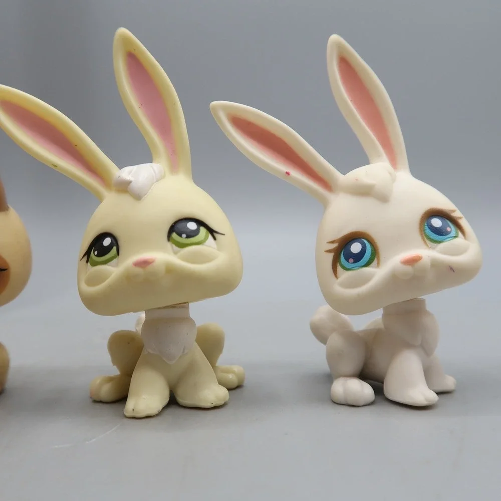 Authentic Vintage Littlest Pet Shop LPS Lot Rabbit Bunny pink‎ magnet
